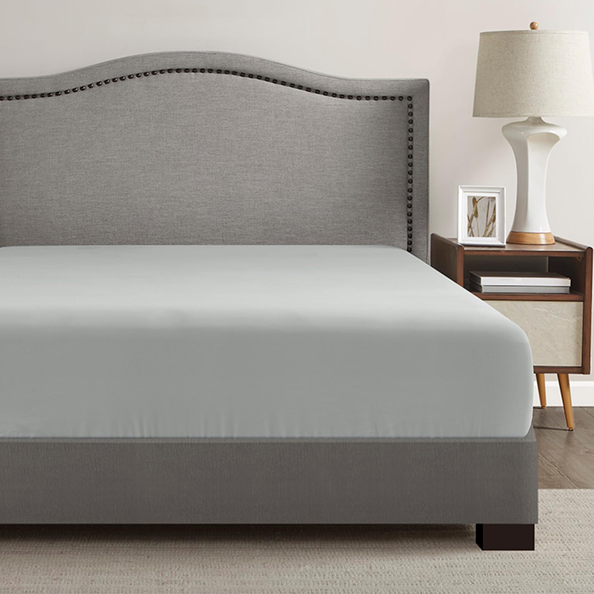 All Around Elastic-Warm Weather for Night Sweats Coolmax Cooling Sheets Moisture Wicking Super Soft