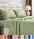 Utopia Bedding Bed Sheet Set - Soft Brushed Microfiber Fabric - Shrinkage & Fade Resistant - Easy Care