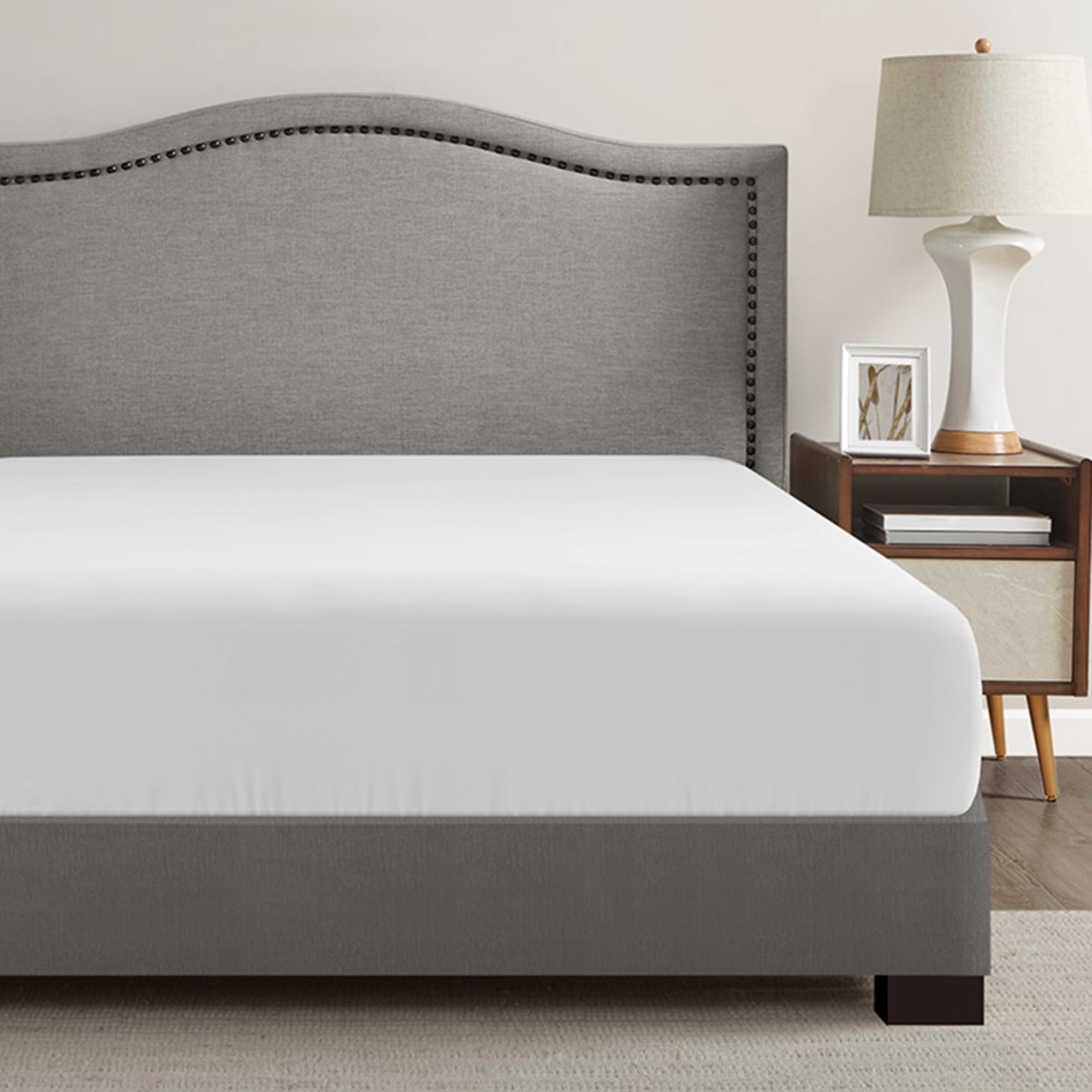 All Around Elastic-Warm Weather for Night Sweats Coolmax Cooling Sheets Moisture Wicking Super Soft