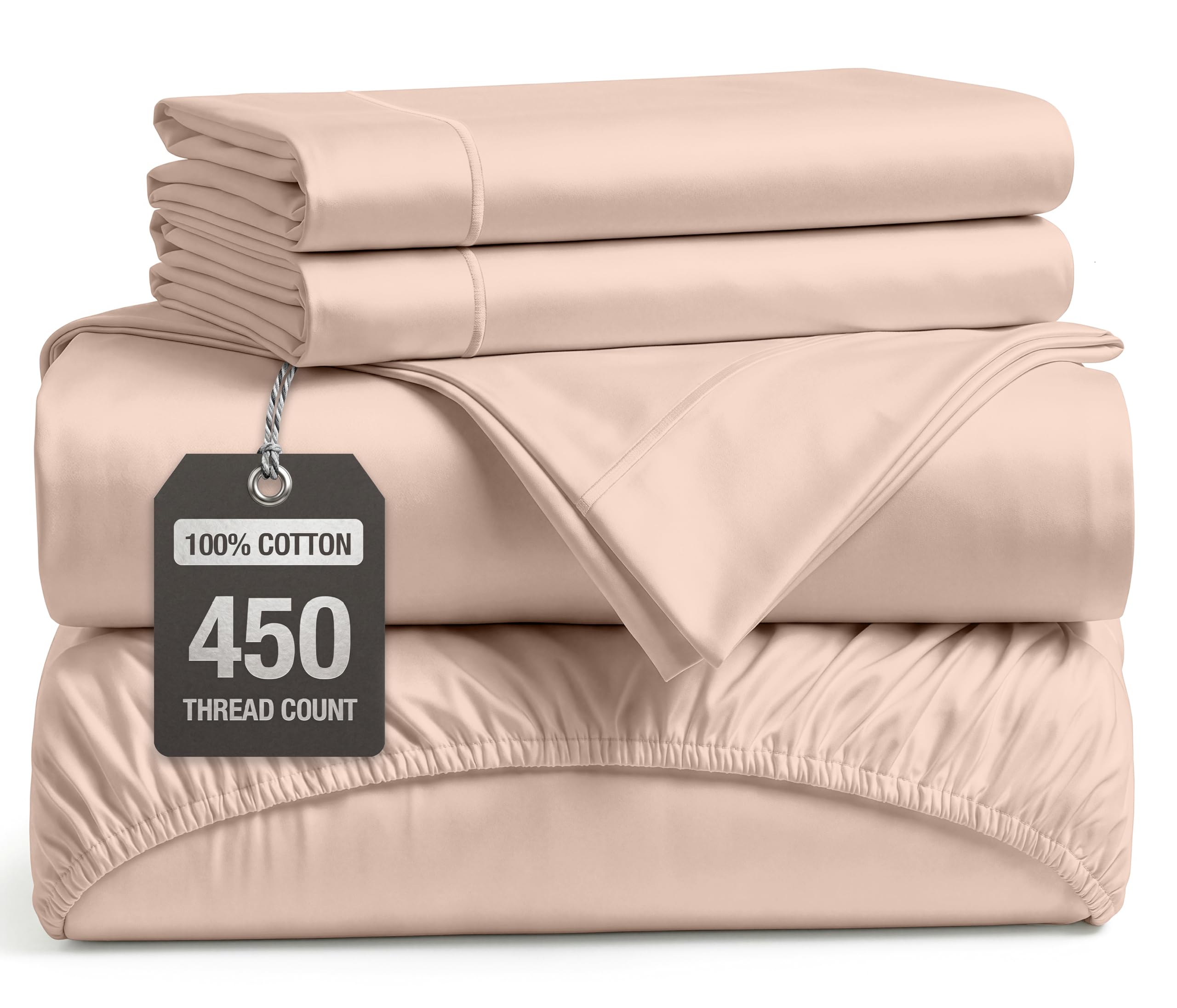 100% Cotton Sateen 500TC Sheet Set - Moonstruck