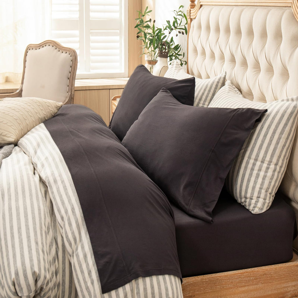 PURE ERA Jersey Knit Sheet Set