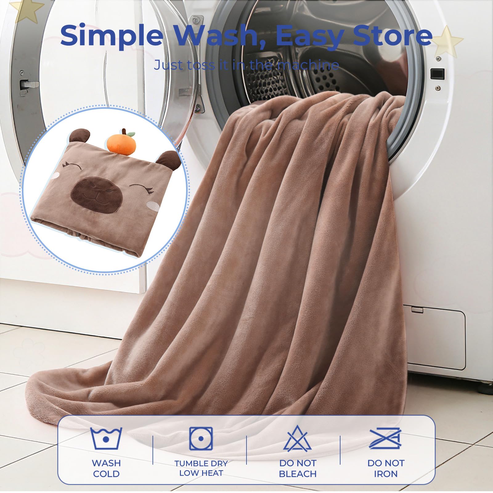 Sasttie Ultra Soft Maternity Pillows, Cozy & Warm Maternity Body Pillow Cover, Easy to Clean