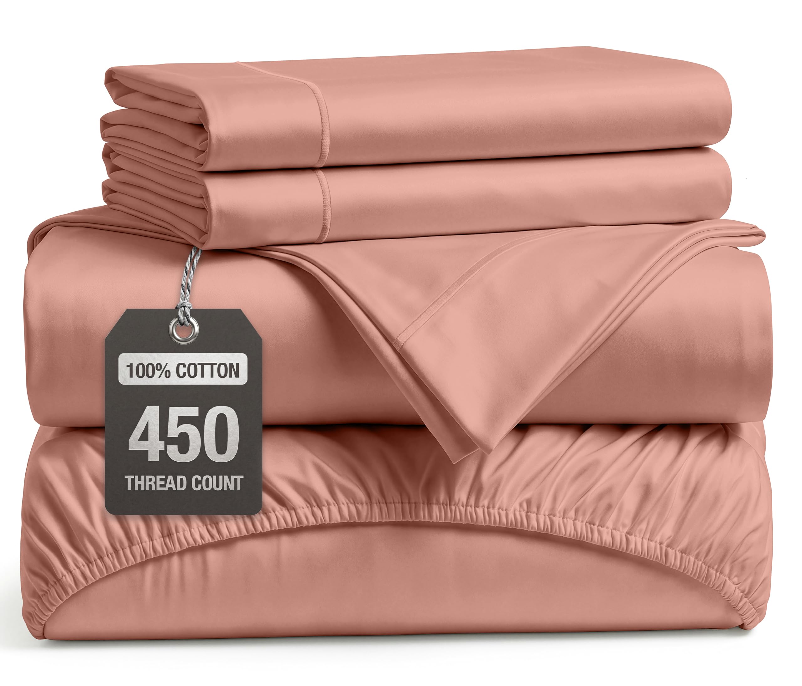 100% Cotton Sateen 500TC Sheet Set - Moonstruck