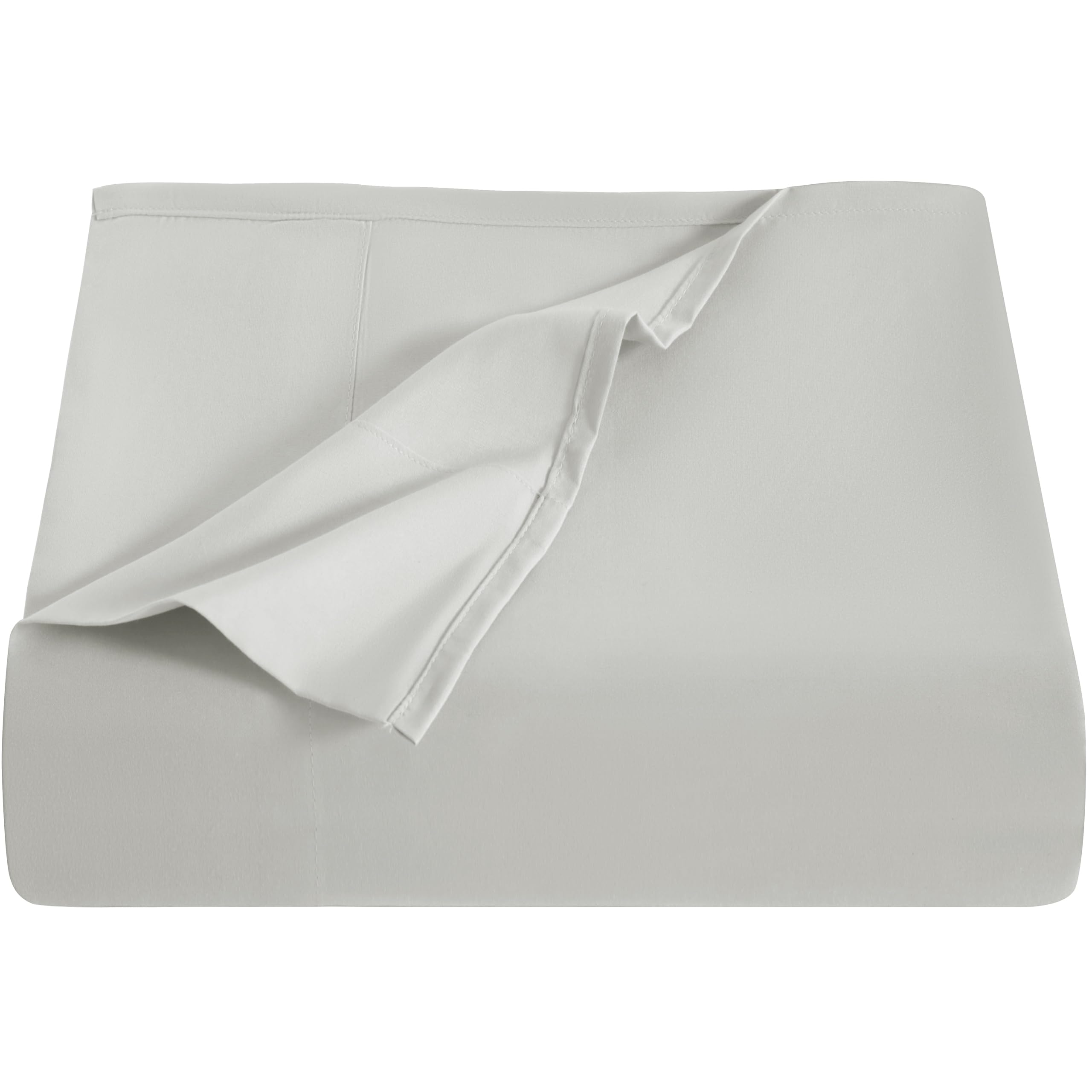 NTBAY Microfiber Bedding Flat Sheet, Ultra Soft and Wrinkle, Fade, Stain Resistant Top Sheet