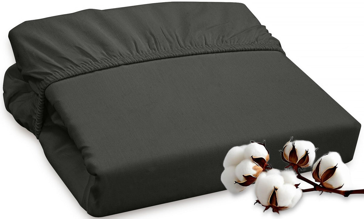 ROYALE LINENS 300TC Long-Staple Cotton Fitted Sheet