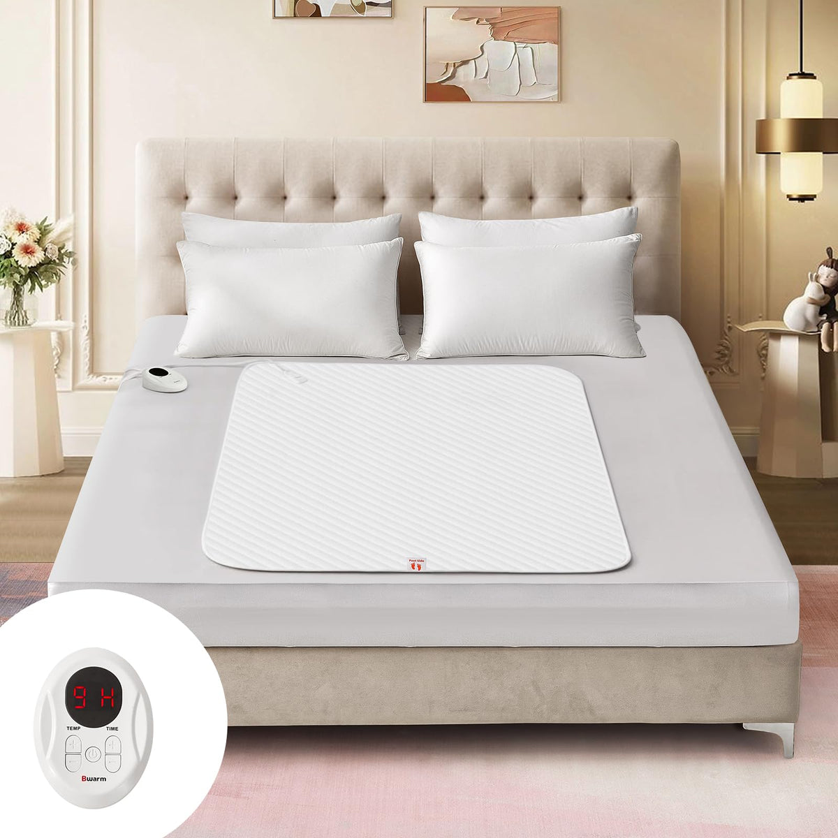 Ultra-Soft Cooling Mattress Topper for Full Back Support