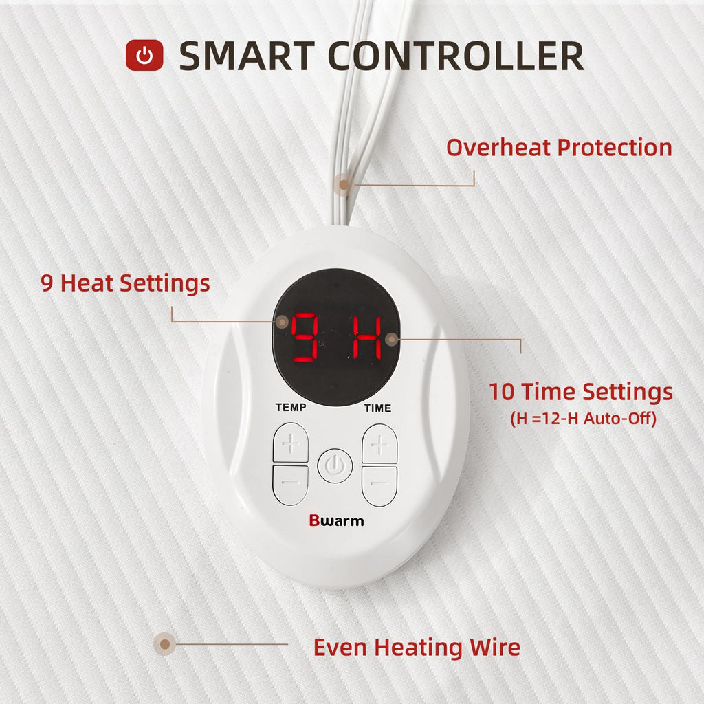 Ultra-Soft Cooling Mattress Topper for Full Back Support