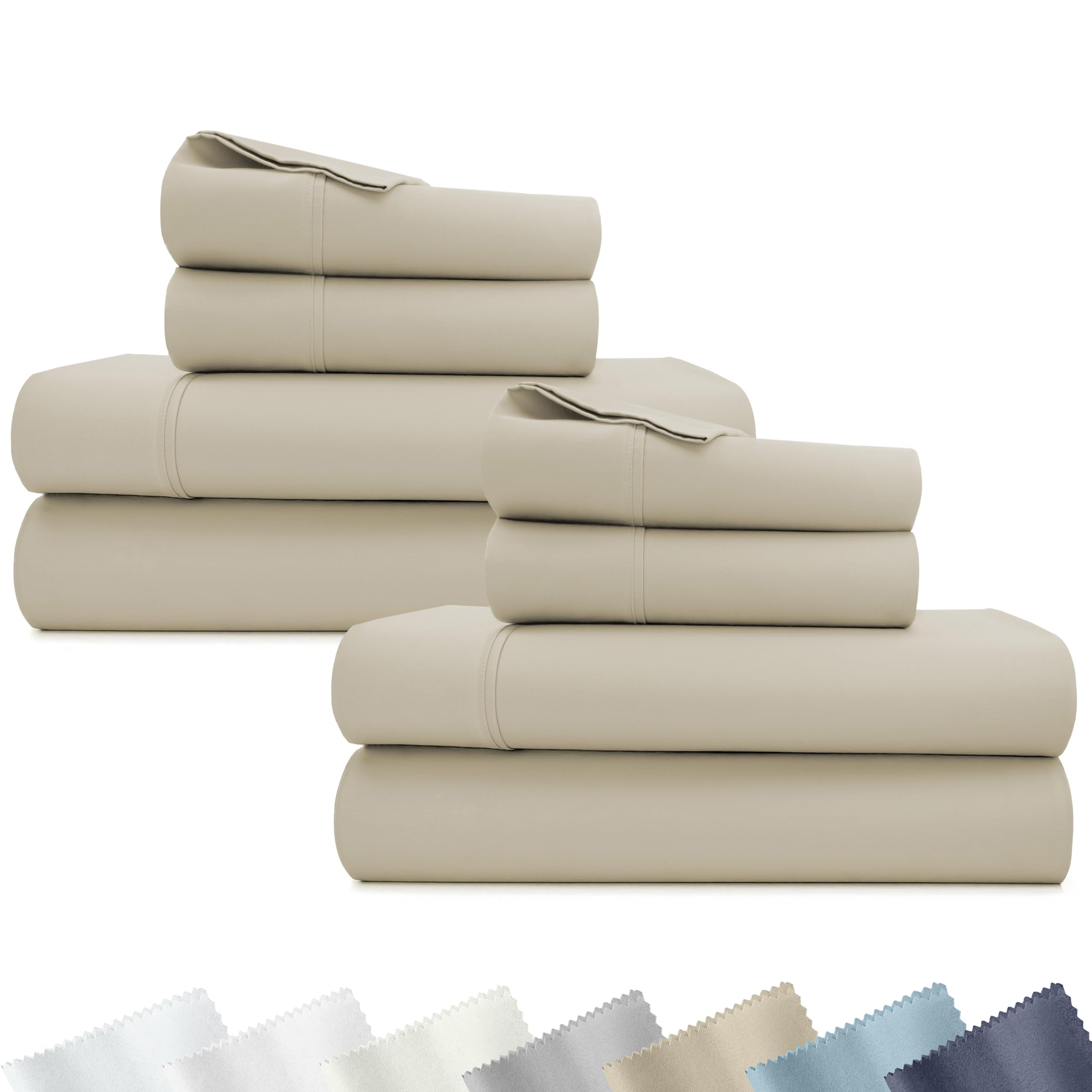 California Design Den 400 TC Sheet Set Pillowcase-and-Sheet-Sets