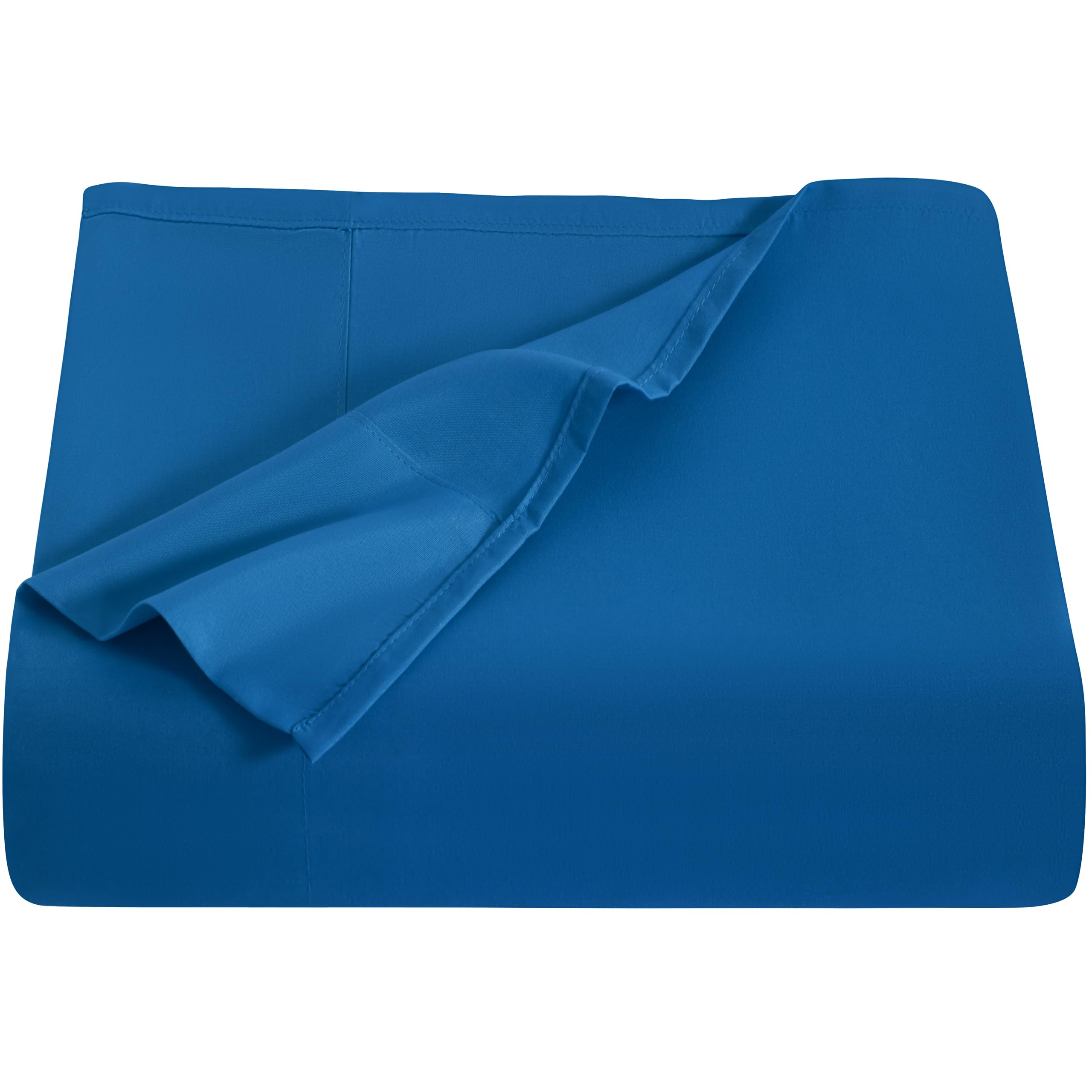 NTBAY Microfiber Bedding Flat Sheet, Ultra Soft and Wrinkle, Fade, Stain Resistant Top Sheet