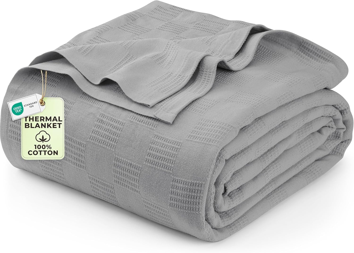 Utopia Bedding Cotton Thermal Blanket for Spring and Summer