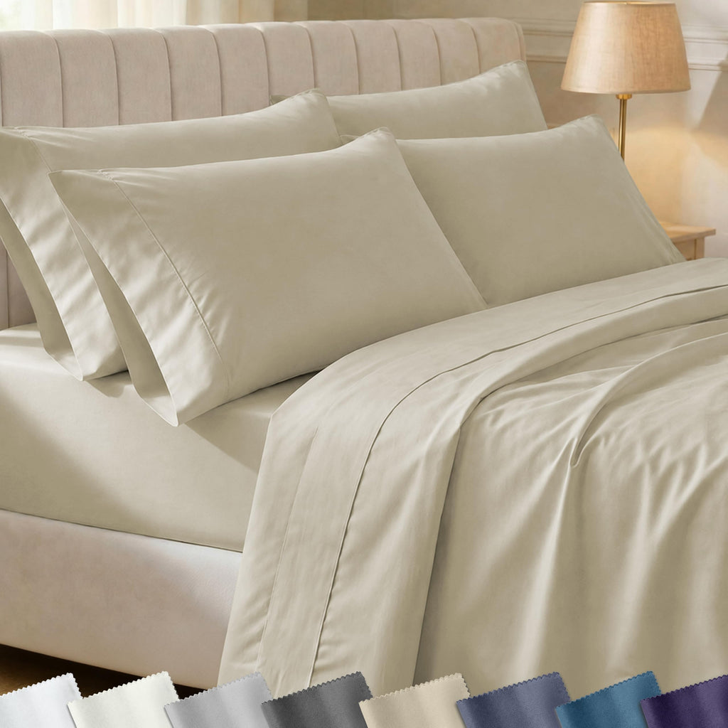 California Design Den 400 TC Sheet Set Pillowcase-and-Sheet-Sets