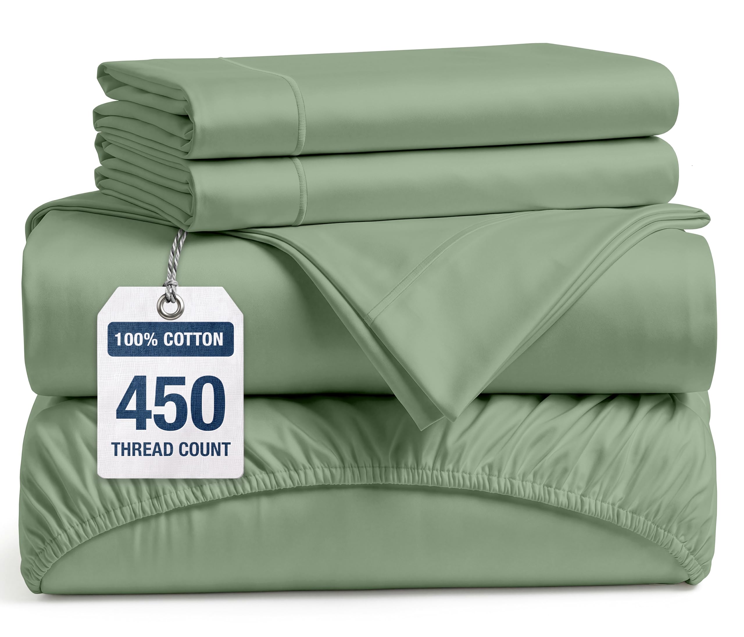100% Cotton Sateen 500TC Sheet Set - Moonstruck