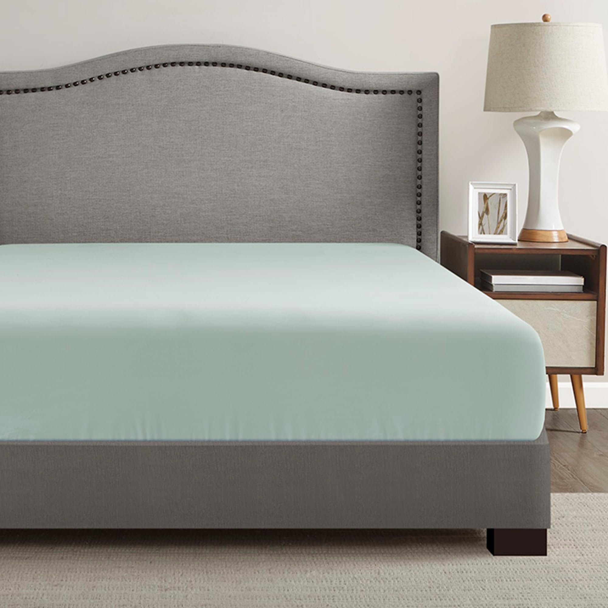 All Around Elastic-Warm Weather for Night Sweats Coolmax Cooling Sheets Moisture Wicking Super Soft