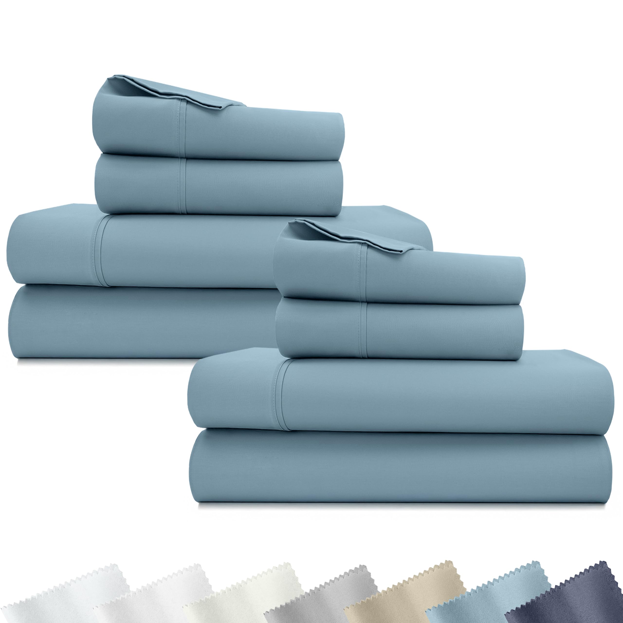 California Design Den 400 TC Sheet Set Pillowcase-and-Sheet-Sets