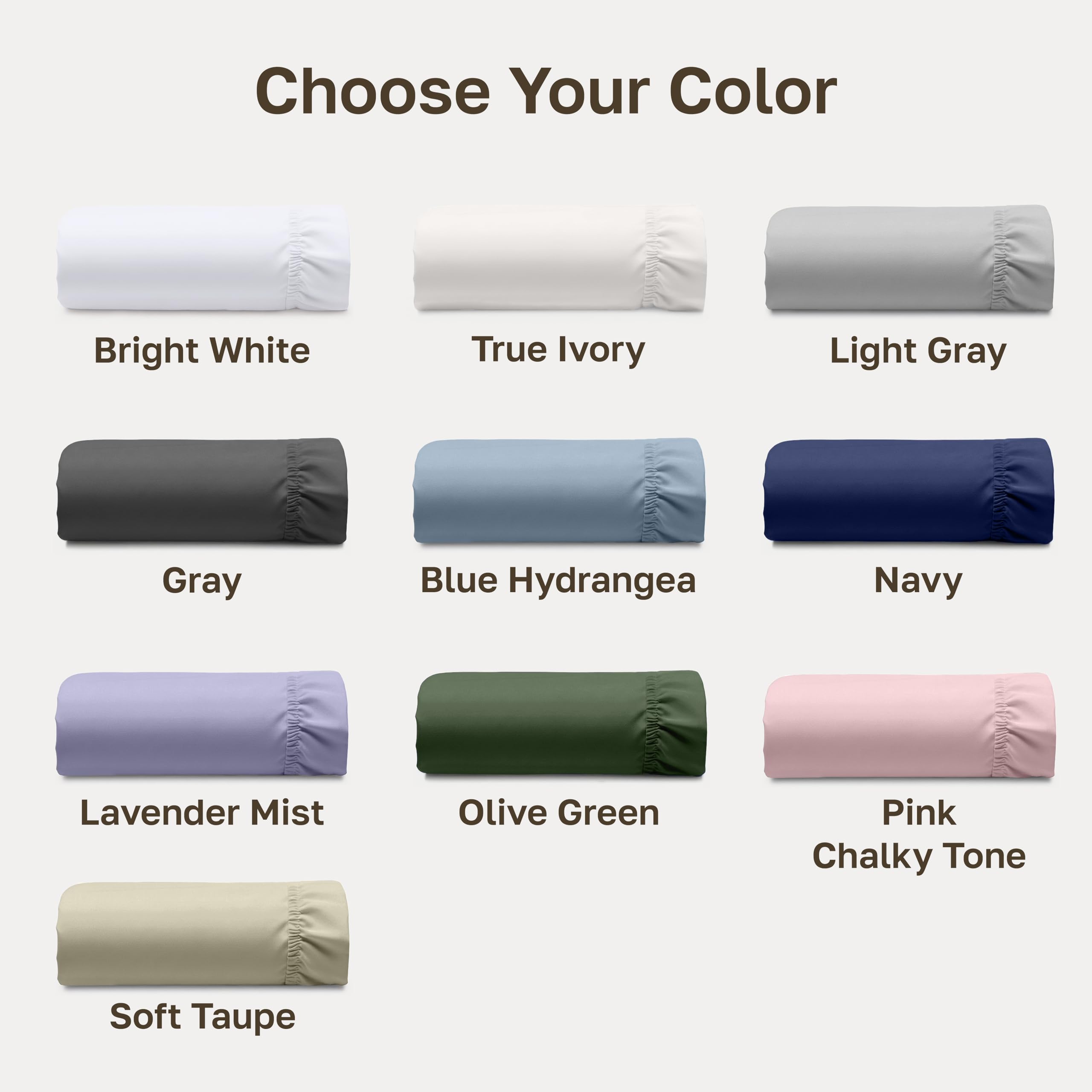 California Design Den 100% Organic Cotton Fitted Sheet Only - Percale Deep Pocket Fitted Sheet, Lightweight, Snug-Fit, Crisp, Durable