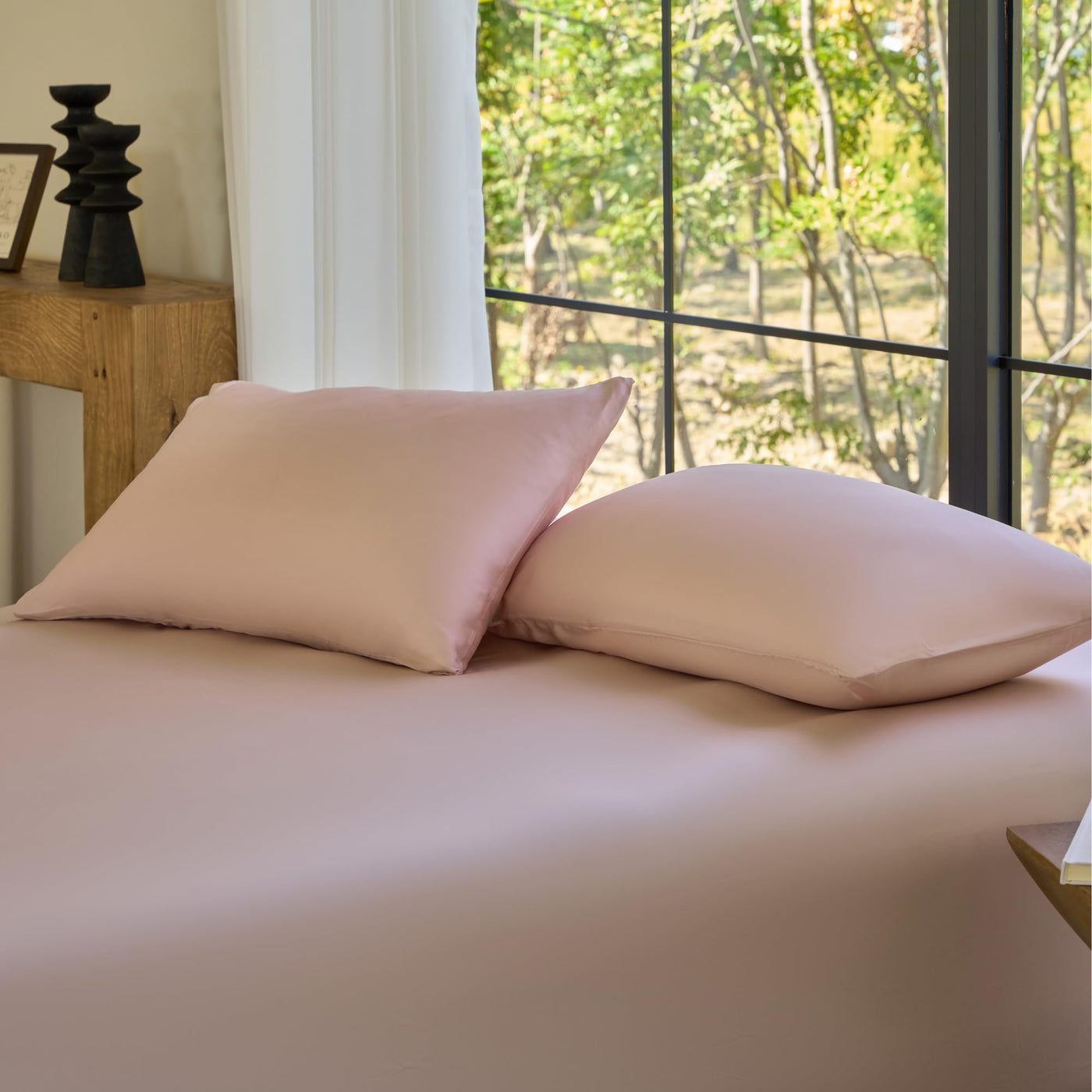 DOZ Cooling Bamboo-Viscose Pillowcases, 2-Pack
