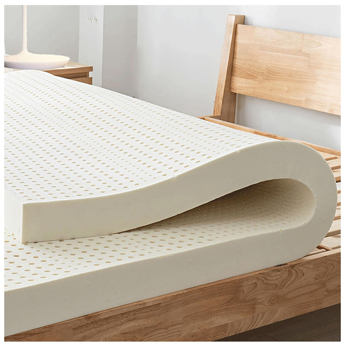 Premium Natural Latex Mattress Topper for Shoulder Relief