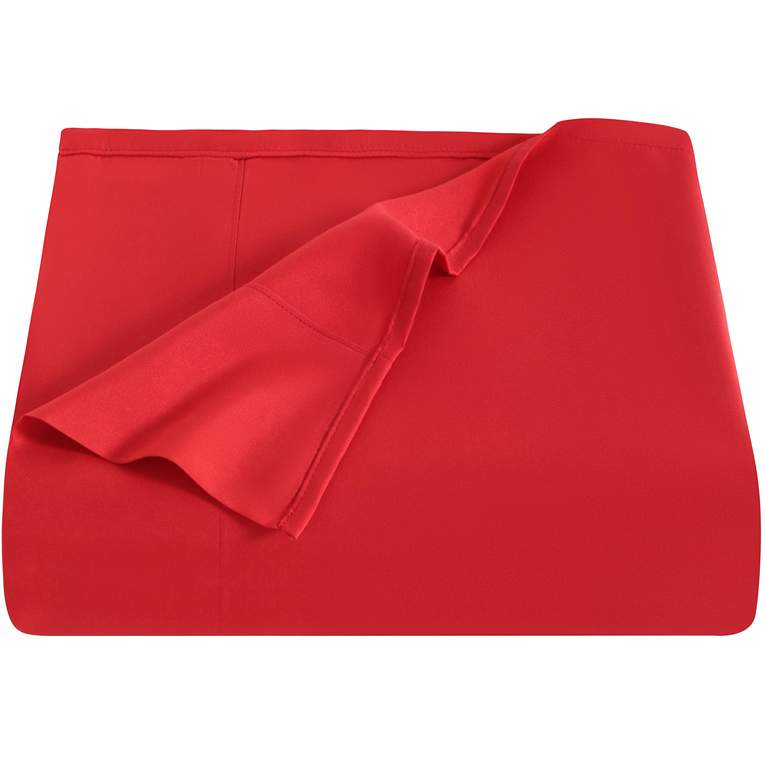 NTBAY Microfiber Bedding Flat Sheet, Ultra Soft and Wrinkle, Fade, Stain Resistant Top Sheet