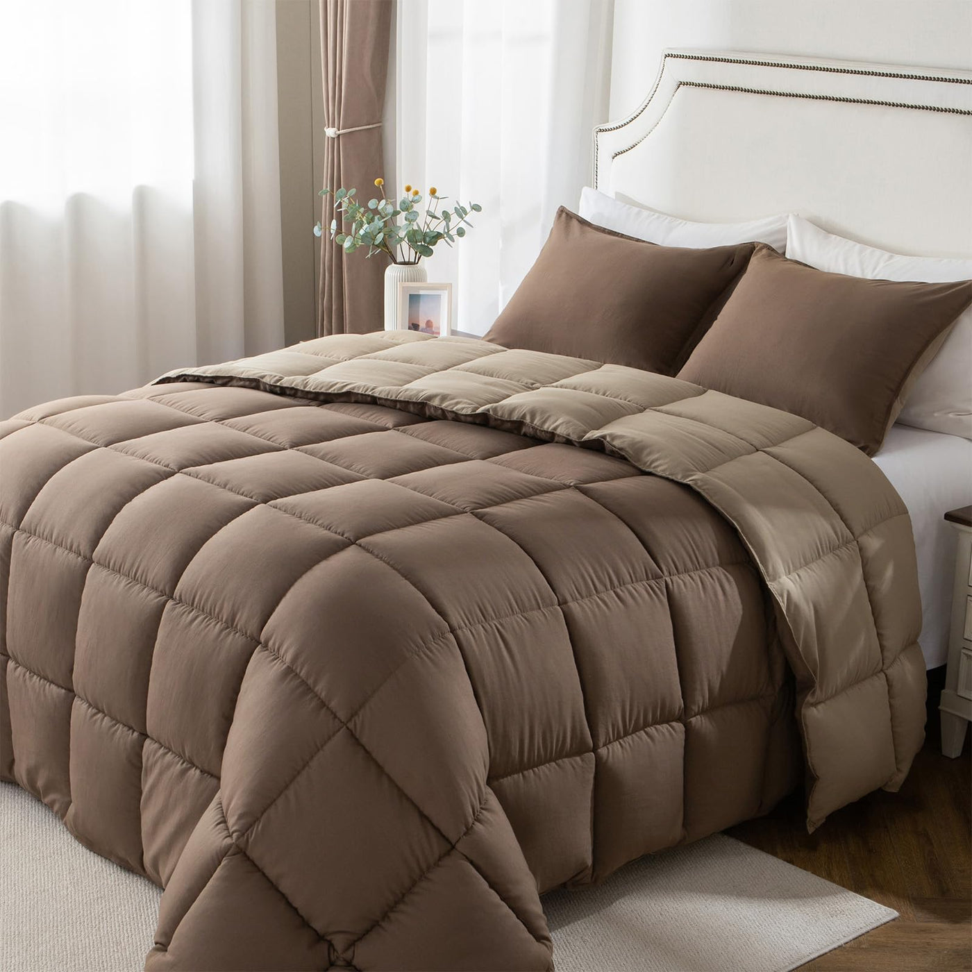 KASENTEX Reversible Down-Alternative Comforter Set