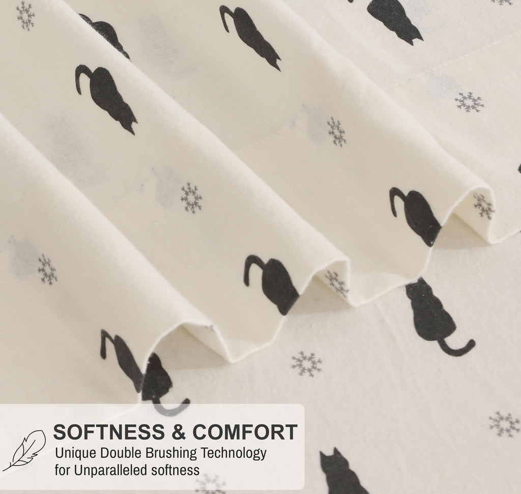 RUVANTI 100% Cotton Flannel Sheets Sets Main