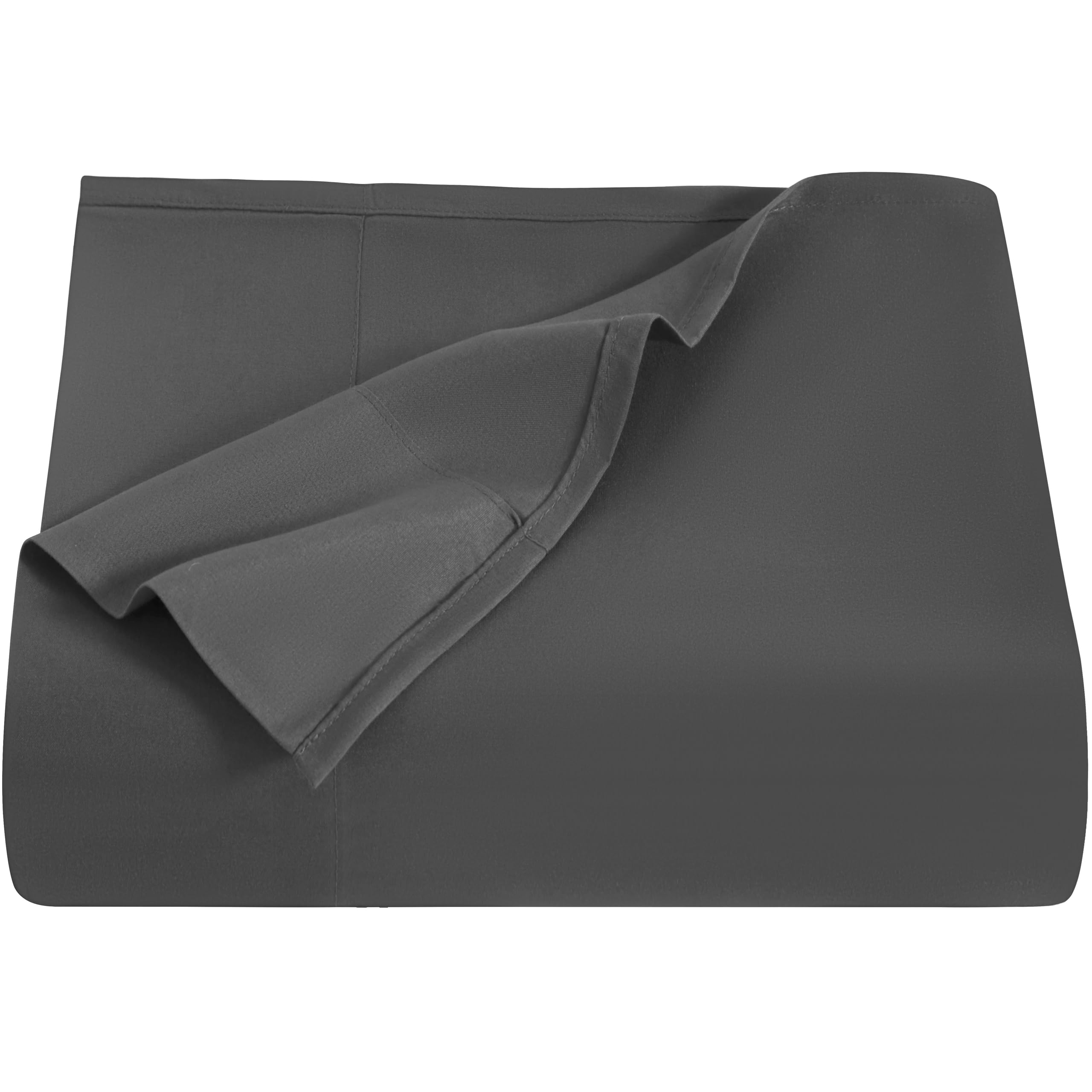 NTBAY Microfiber Bedding Flat Sheet, Ultra Soft and Wrinkle, Fade, Stain Resistant Top Sheet