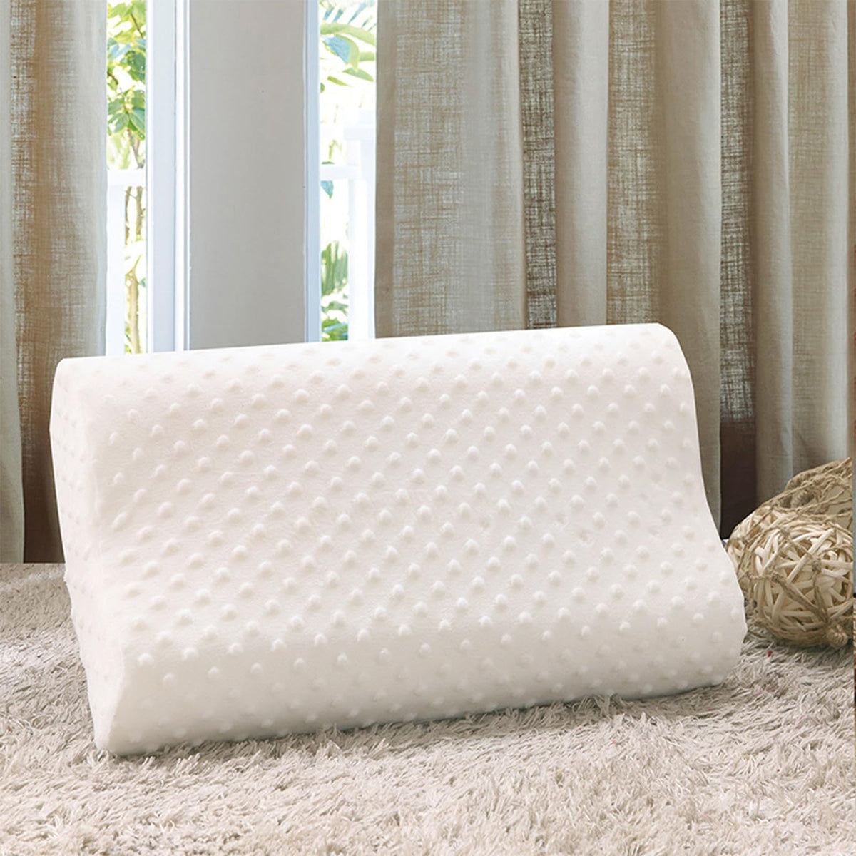 Memory Foam Neck Support Pillow for All Sleepers