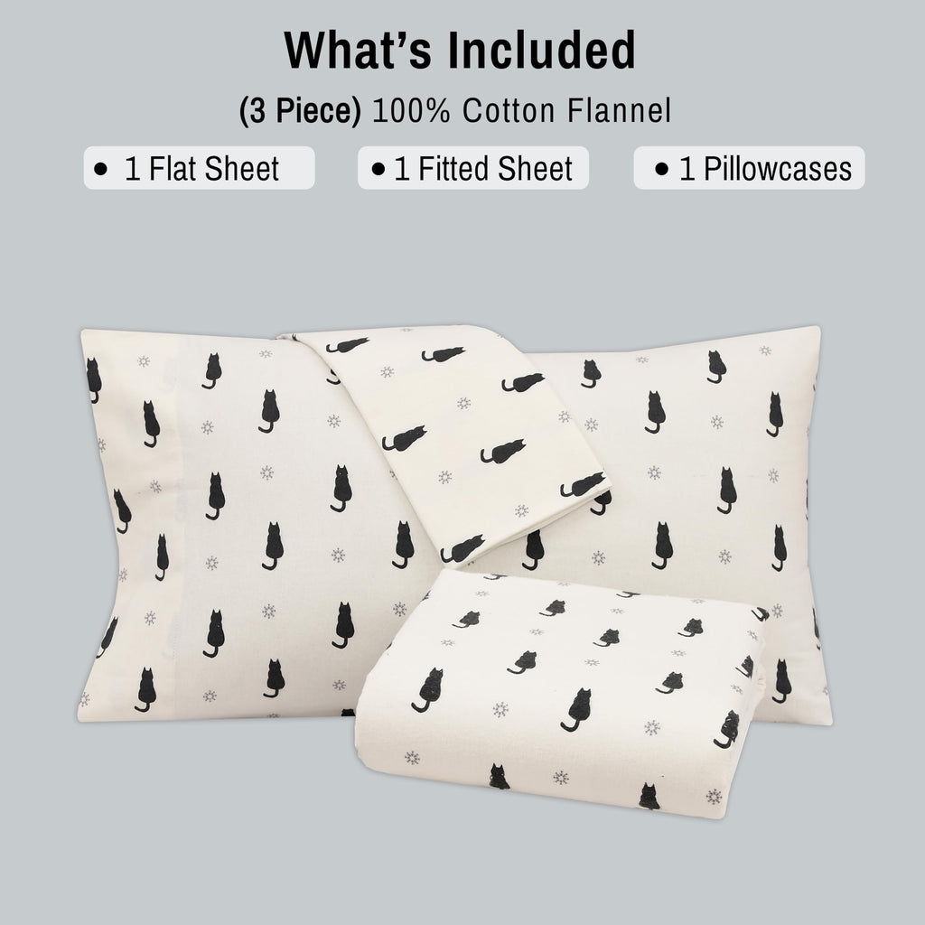 RUVANTI 100% Cotton Flannel Sheets Sets Main