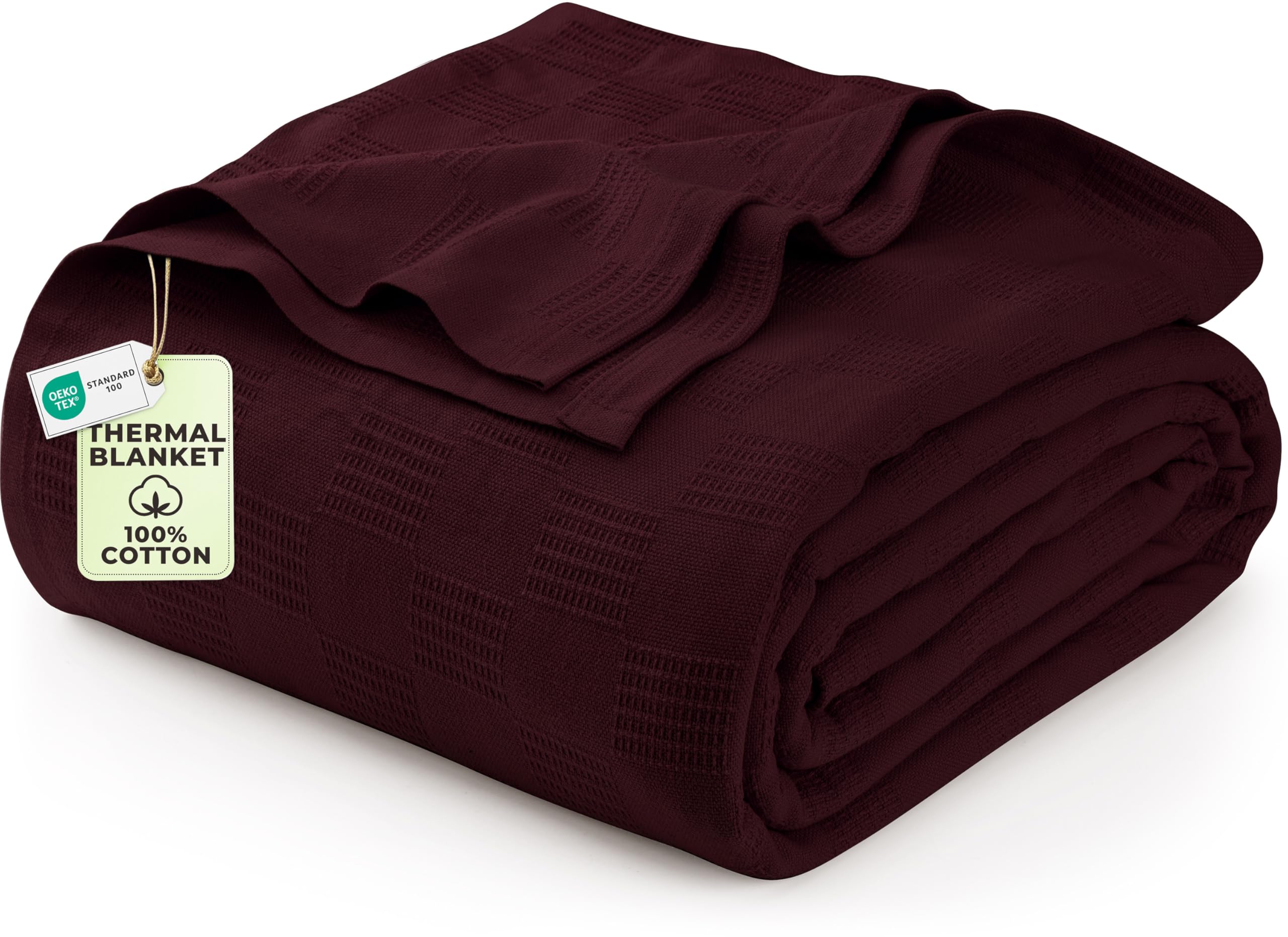 Utopia Bedding Cotton Thermal Blanket for Spring and Summer