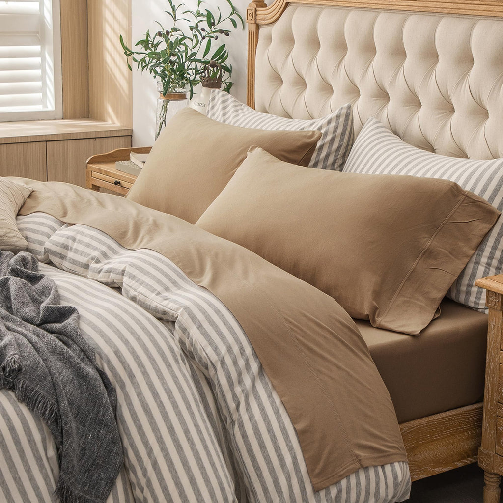 PURE ERA Jersey Knit Sheet Set