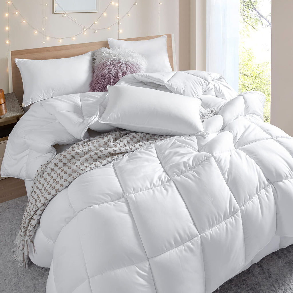 Dorrin Nessin Down Alternative Comforter All Season Duvet Insert,Double Brushed Microfiber Quilt Cover, Box Stitched with Corner Tabs
