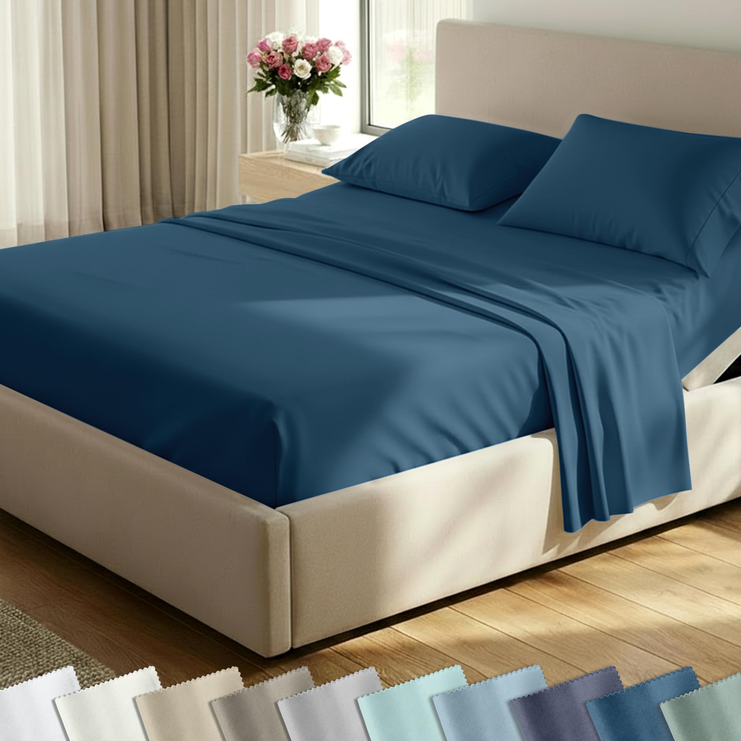 California Design Den 400 TC Sheet Set Pillowcase-and-Sheet-Sets