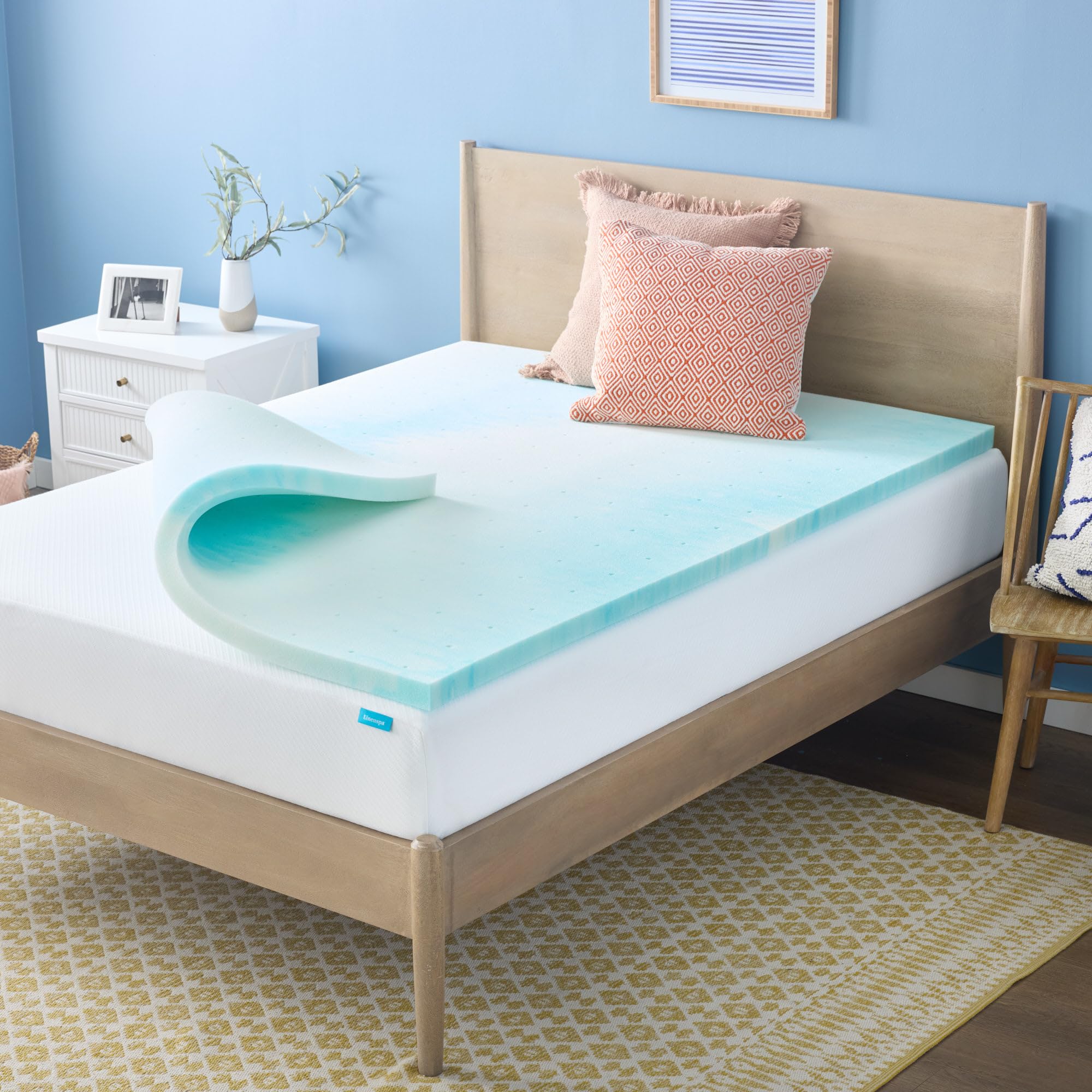 Linenspa Memory Foam Mattress Topper