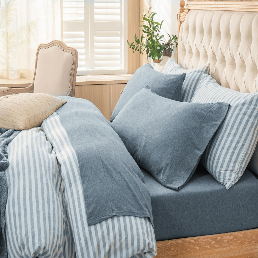 PURE ERA Jersey Knit Sheet Set