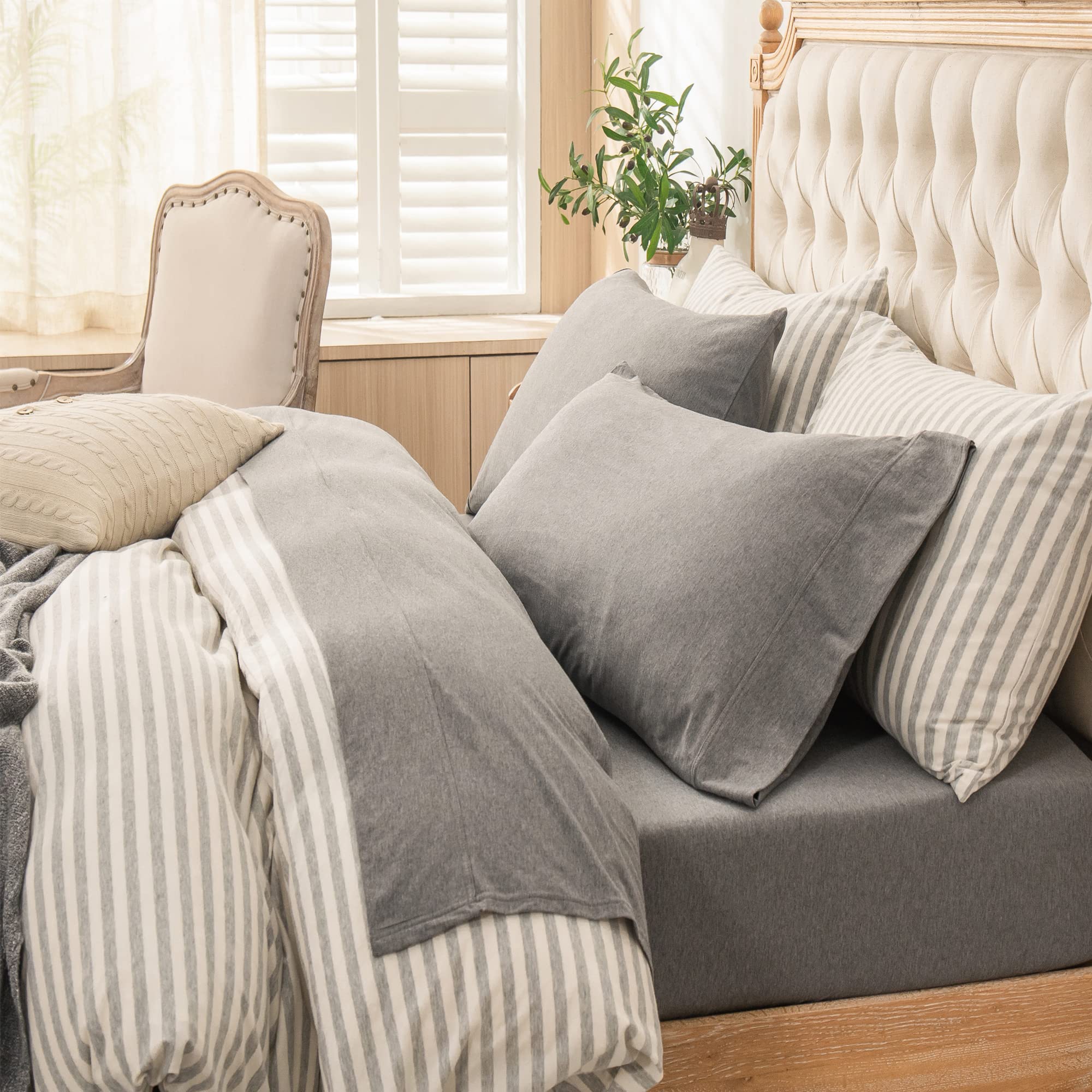 PURE ERA Jersey Knit Sheet Set