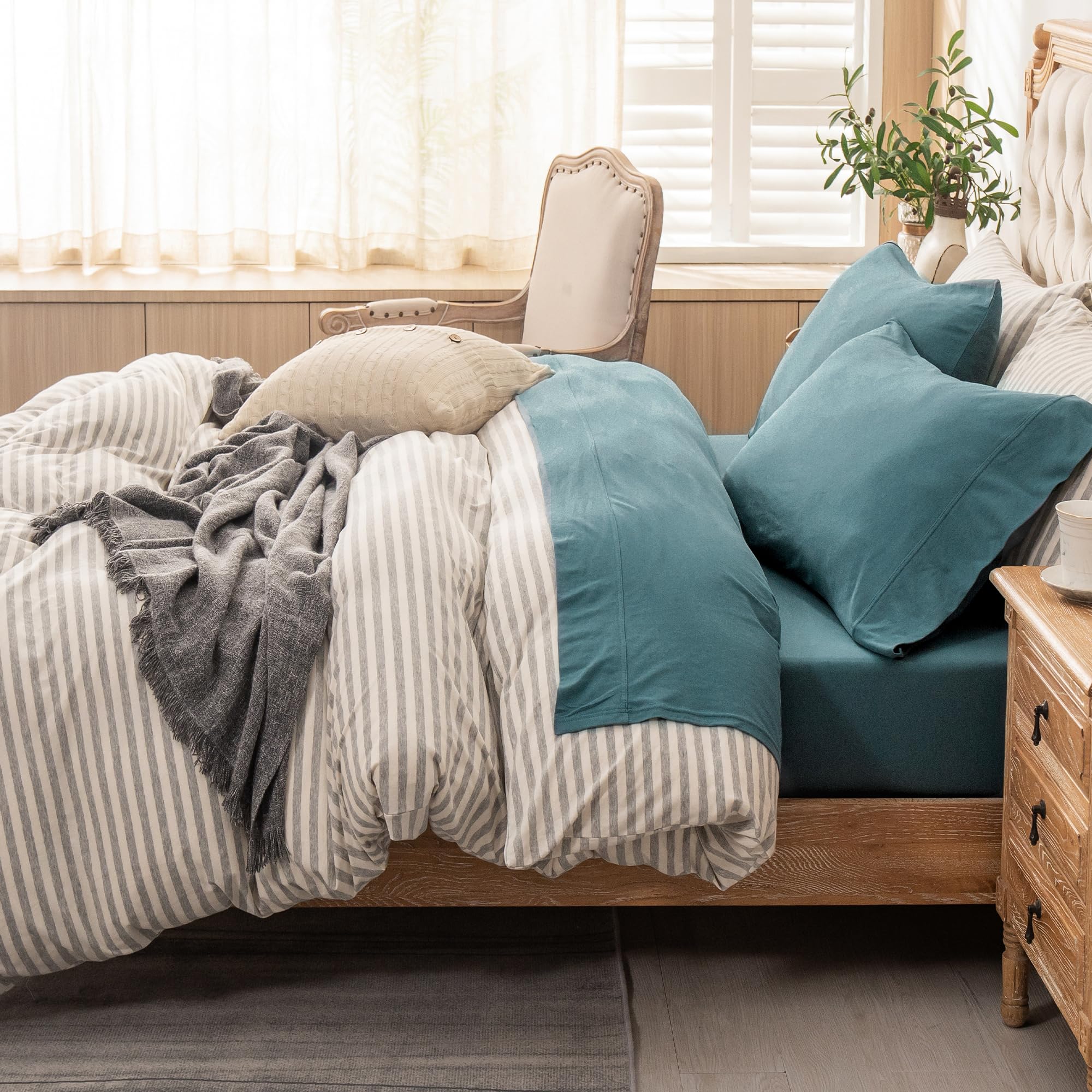 PURE ERA Jersey Knit Sheet Set