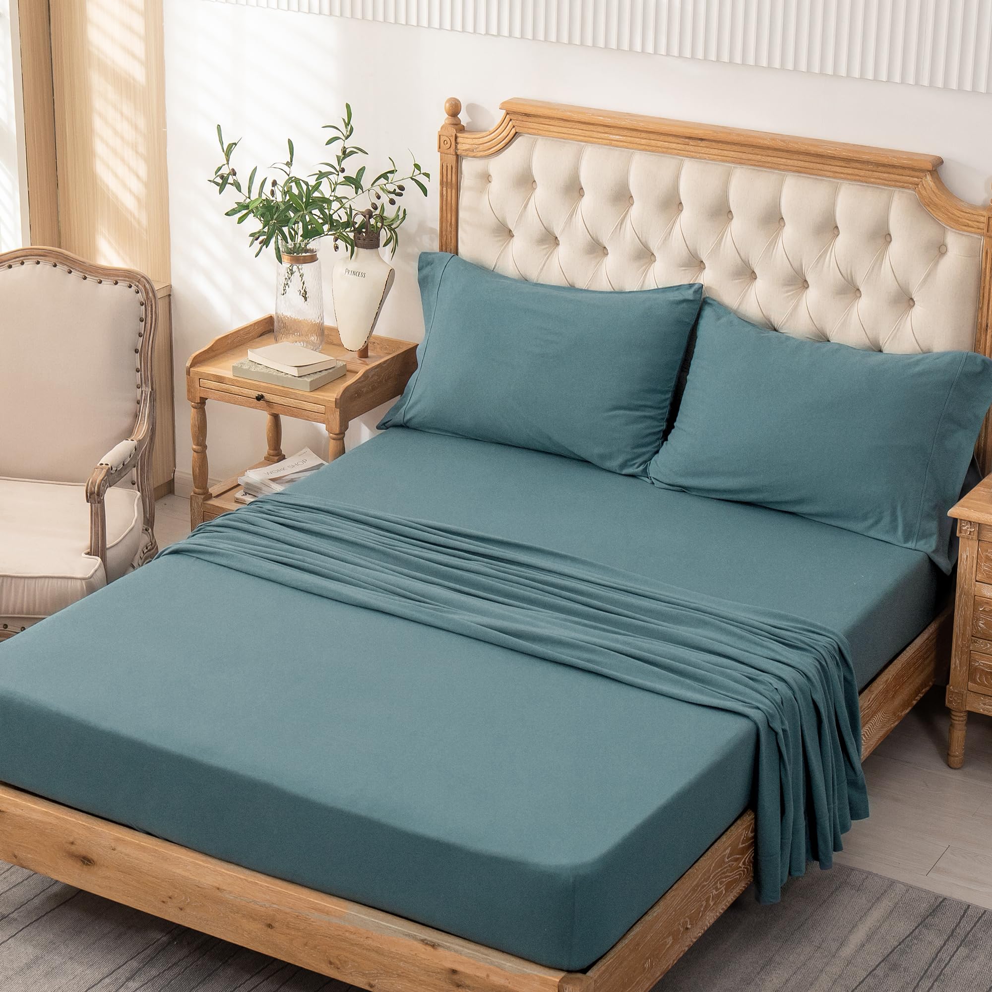 PURE ERA Jersey Knit Sheet Set