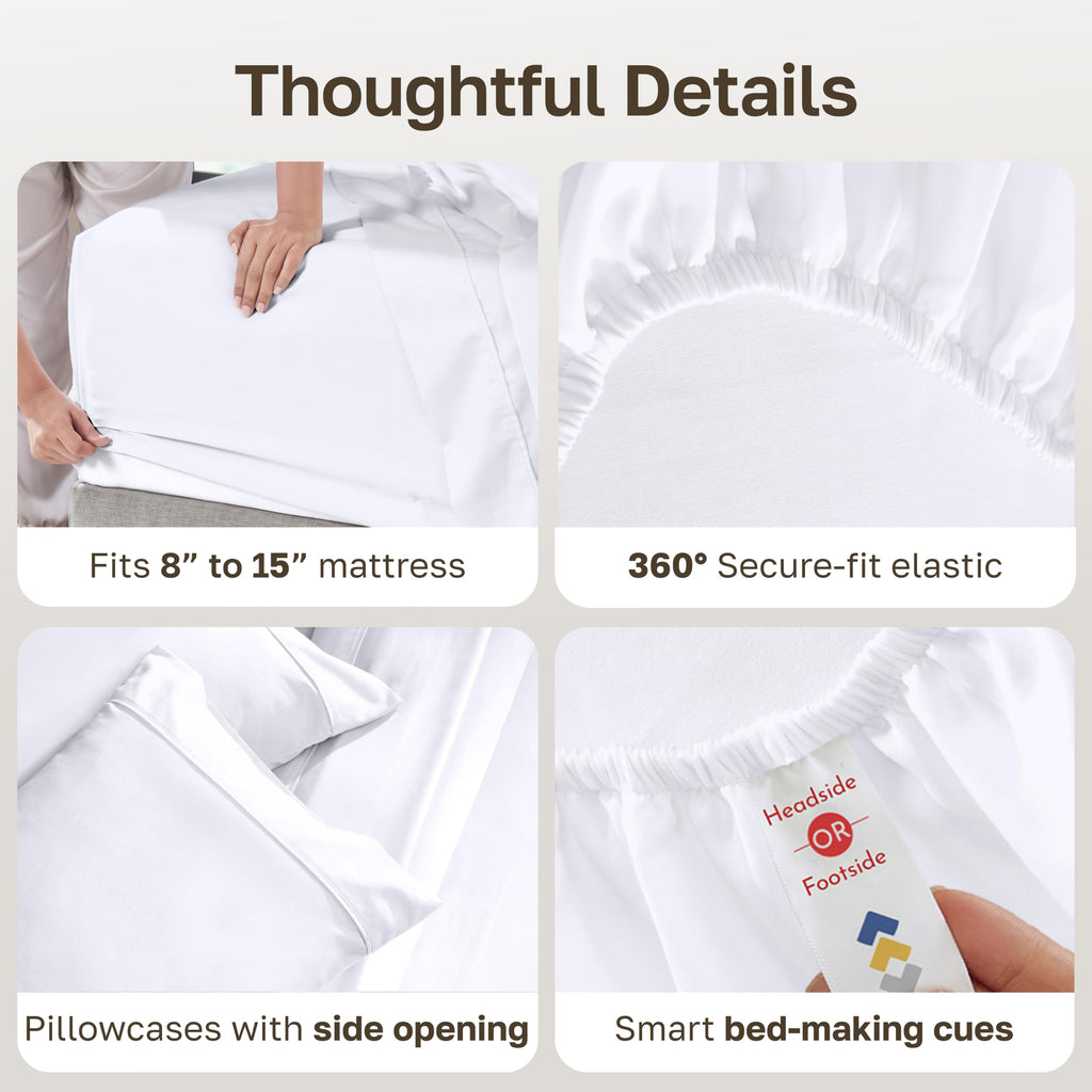 California Design Den 400 TC Sheet Set Pillowcase-and-Sheet-Sets