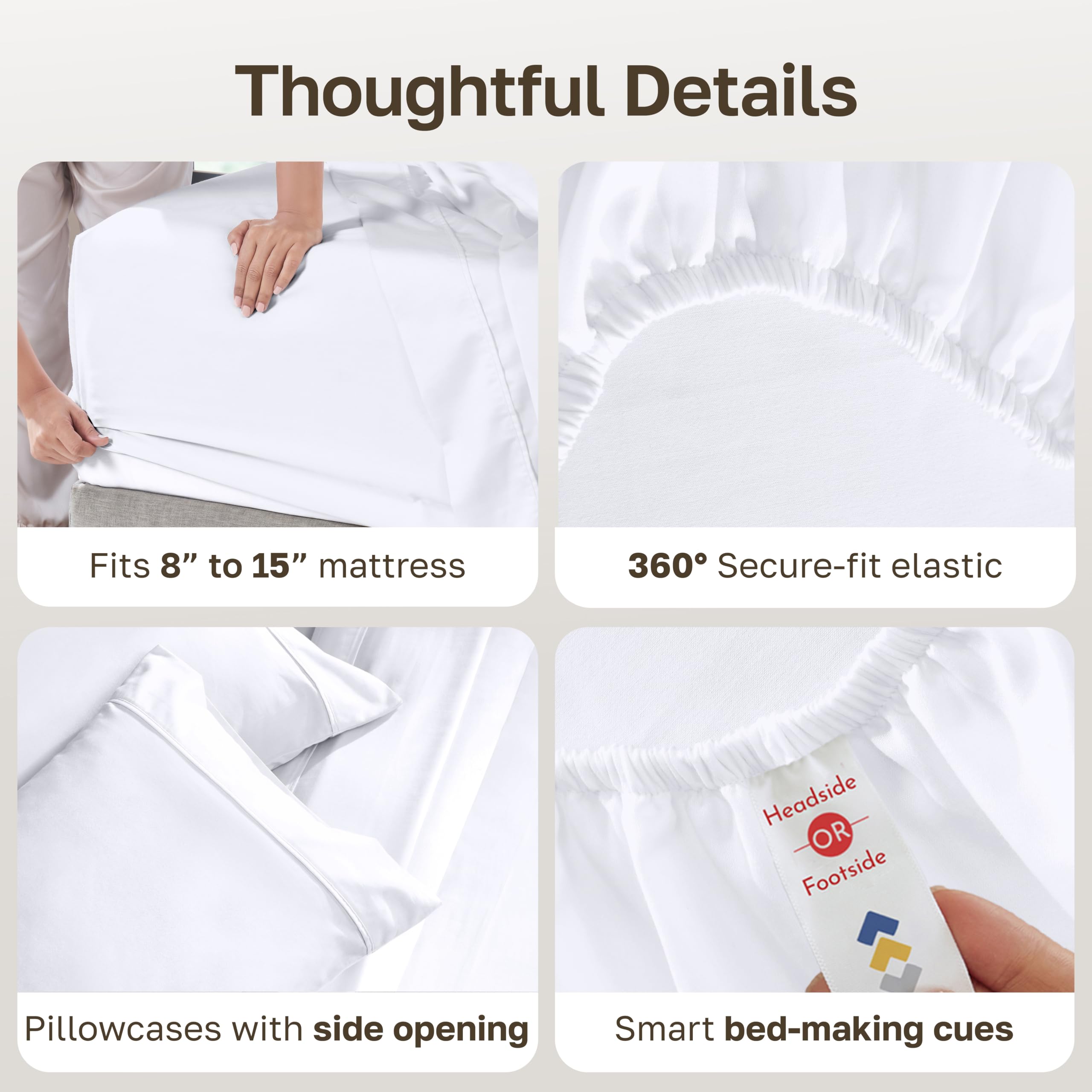 California Design Den 400 TC Sheet Set Pillowcase-and-Sheet-Sets