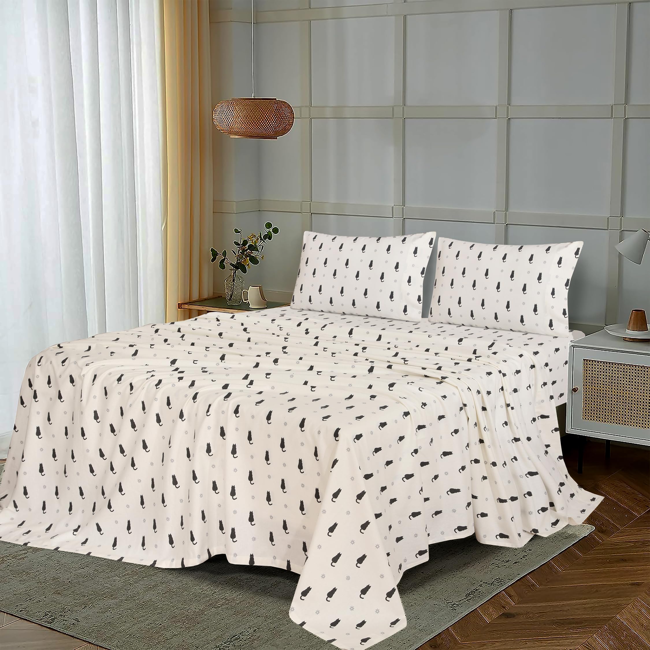 RUVANTI 100% Cotton Flannel Sheets Sets Main