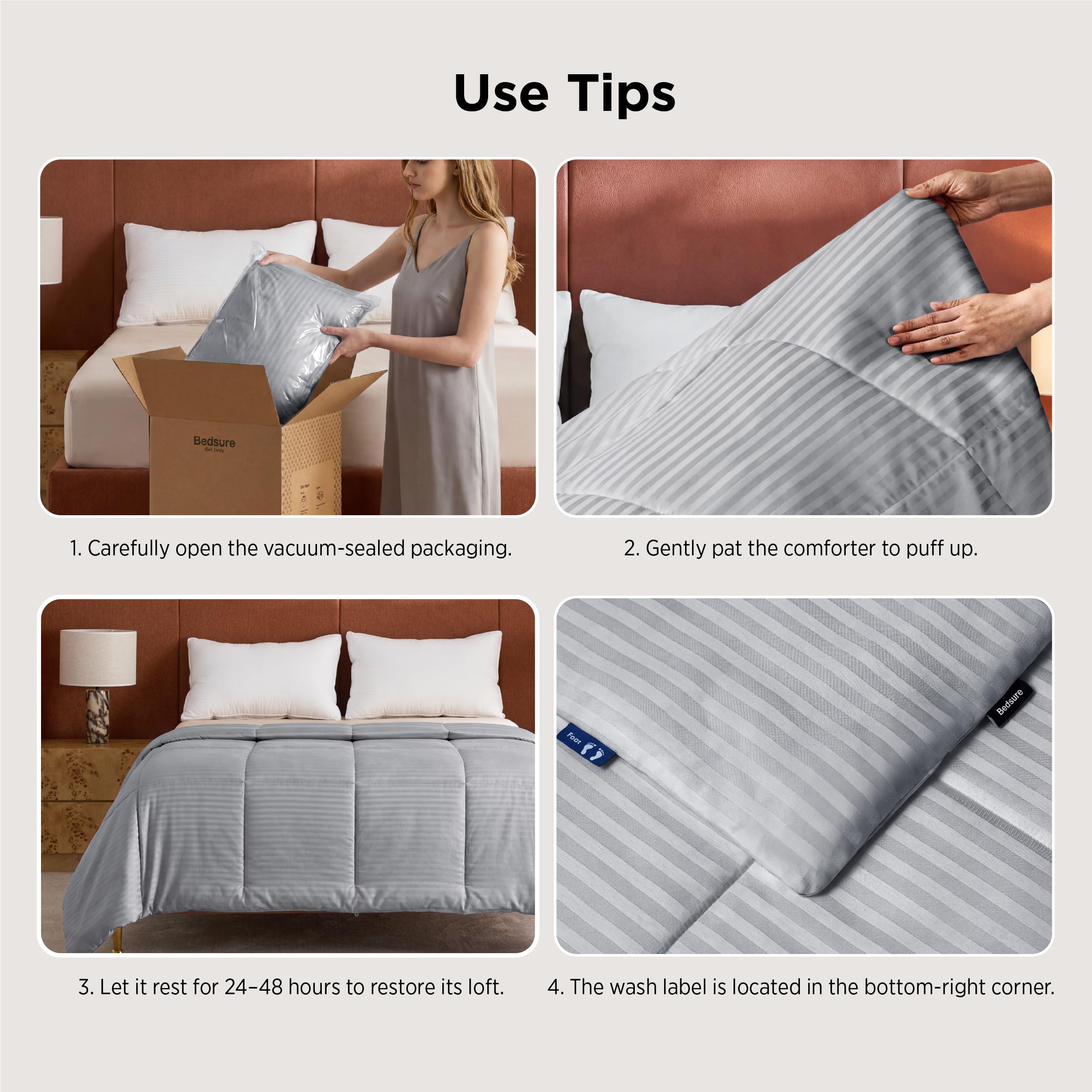 Bedsure Duvet Insert Lightweight Comforter