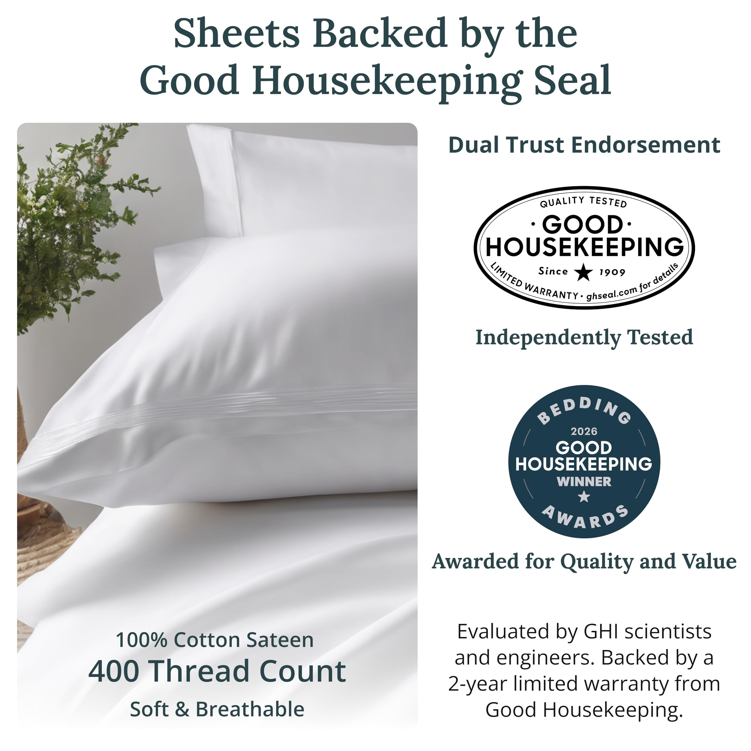 California Design Den 400 TC Sheet Set Pillowcase-and-Sheet-Sets