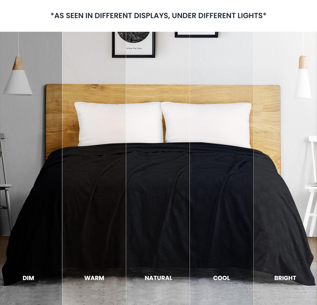 Utopia Bedding Cotton Thermal Blanket for Spring and Summer
