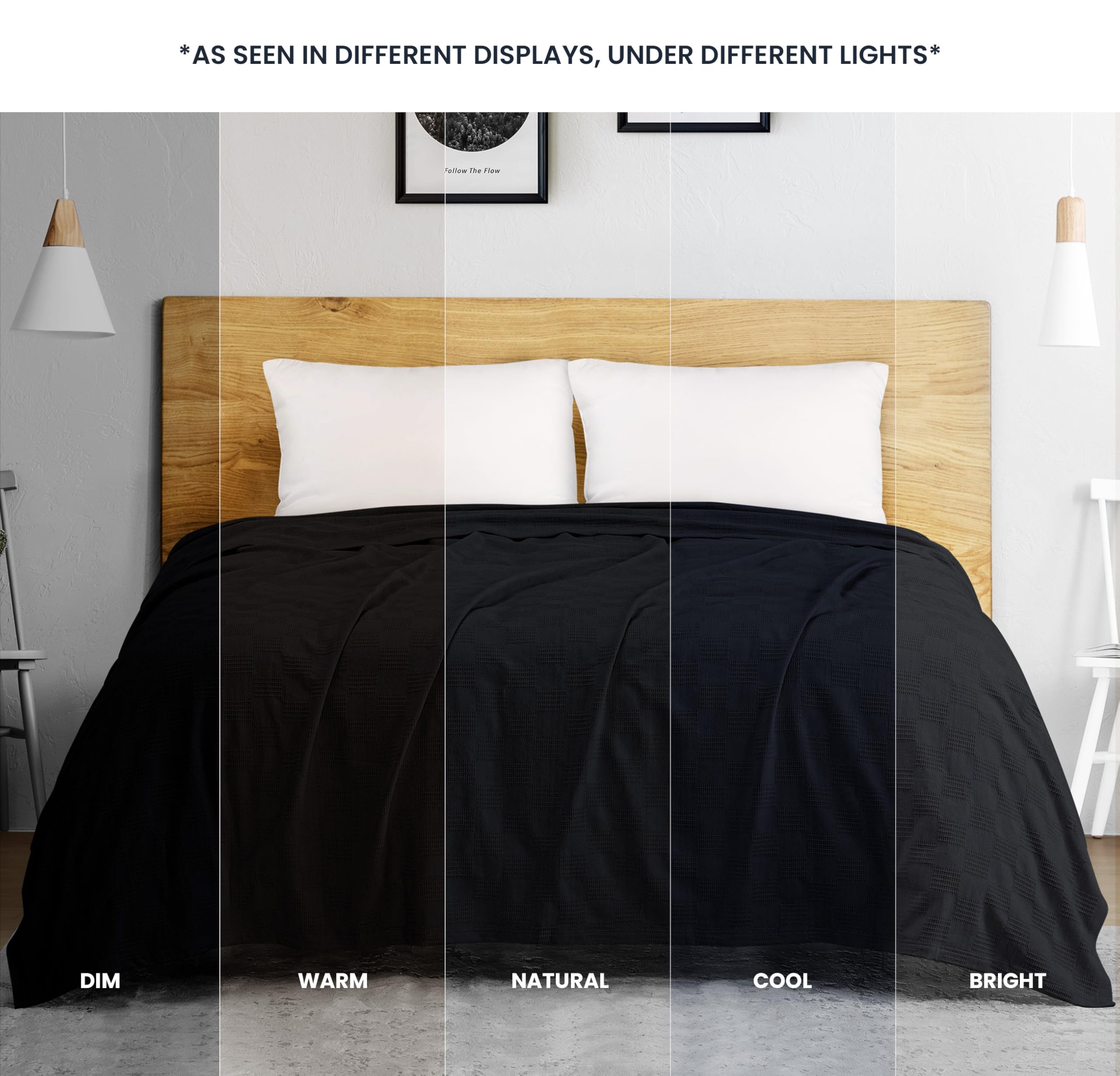Utopia Bedding Cotton Thermal Blanket for Spring and Summer