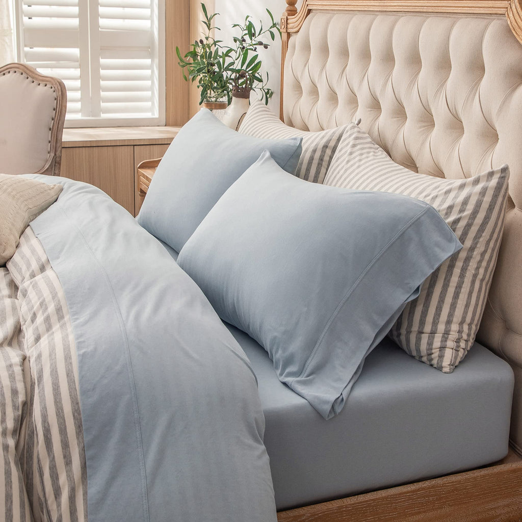 PURE ERA Jersey Knit Sheet Set