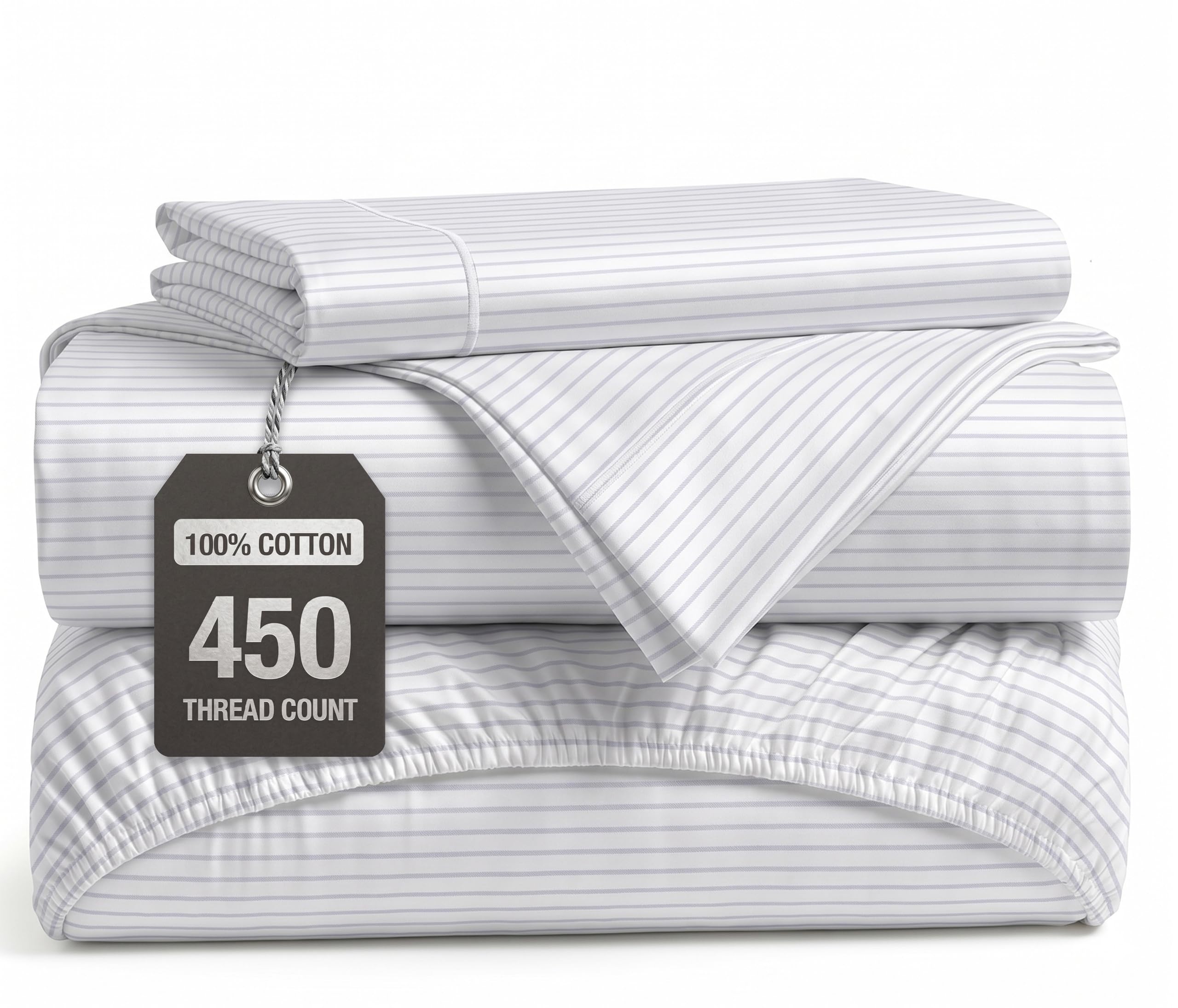 100% Cotton Sateen 500TC Sheet Set - Moonstruck