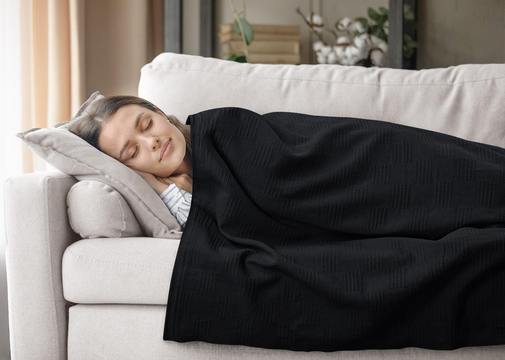 Utopia Bedding Cotton Thermal Blanket for Spring and Summer