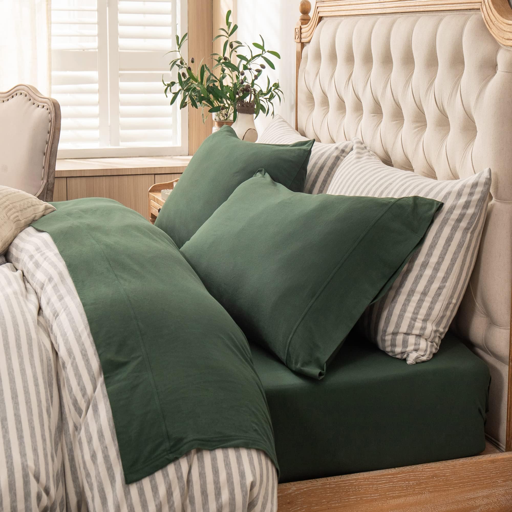 PURE ERA Jersey Knit Sheet Set