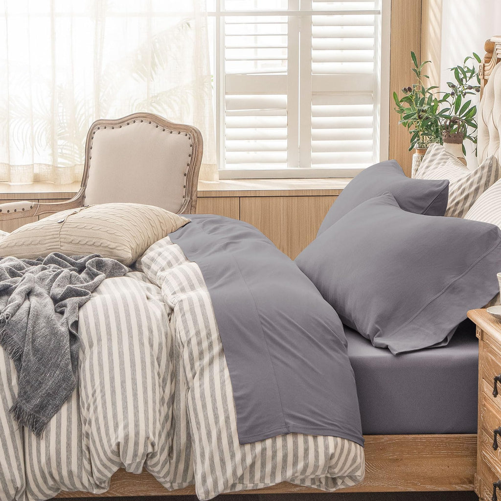 PURE ERA Jersey Knit Sheet Set