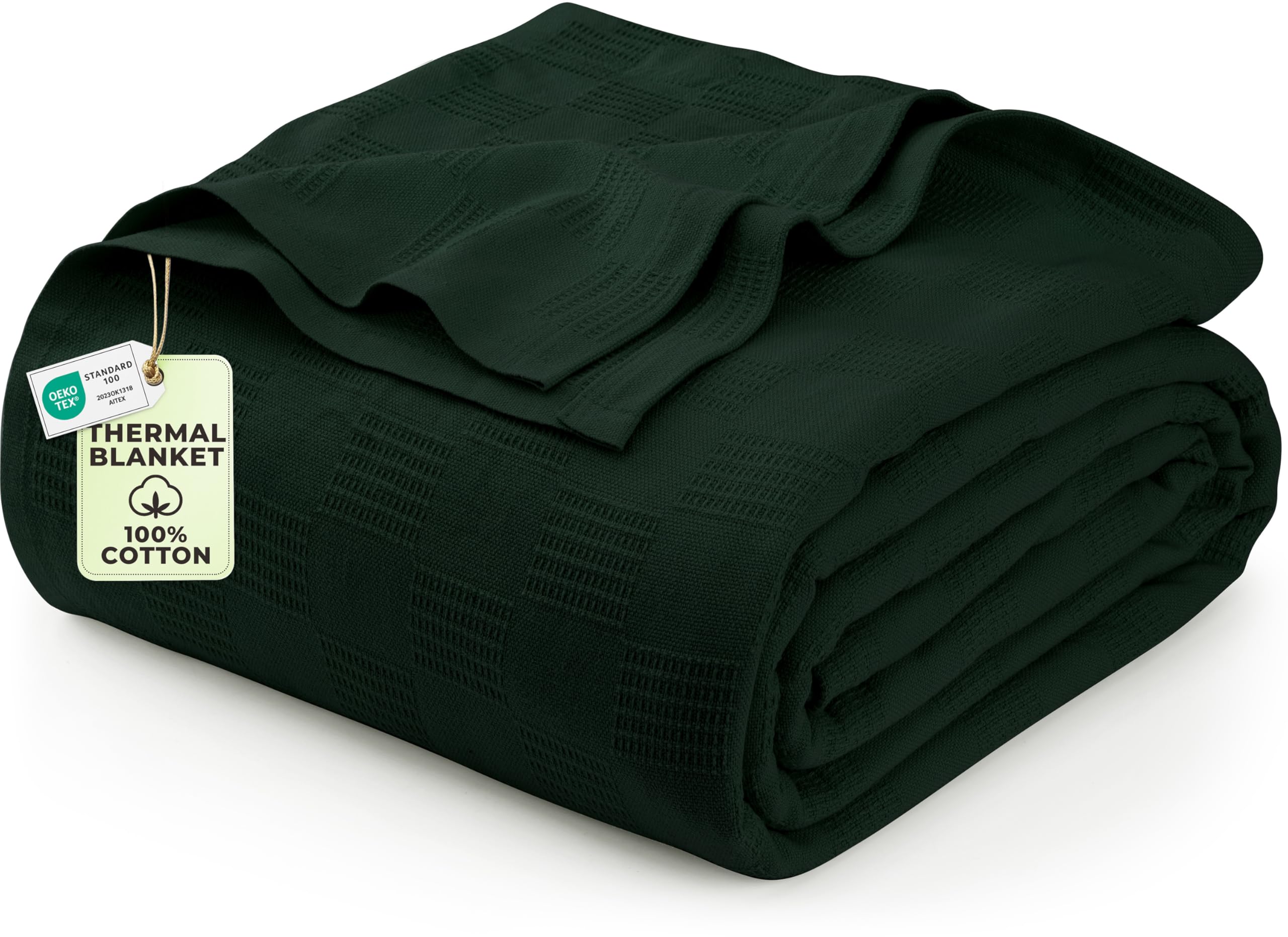 Utopia Bedding Cotton Thermal Blanket for Spring and Summer