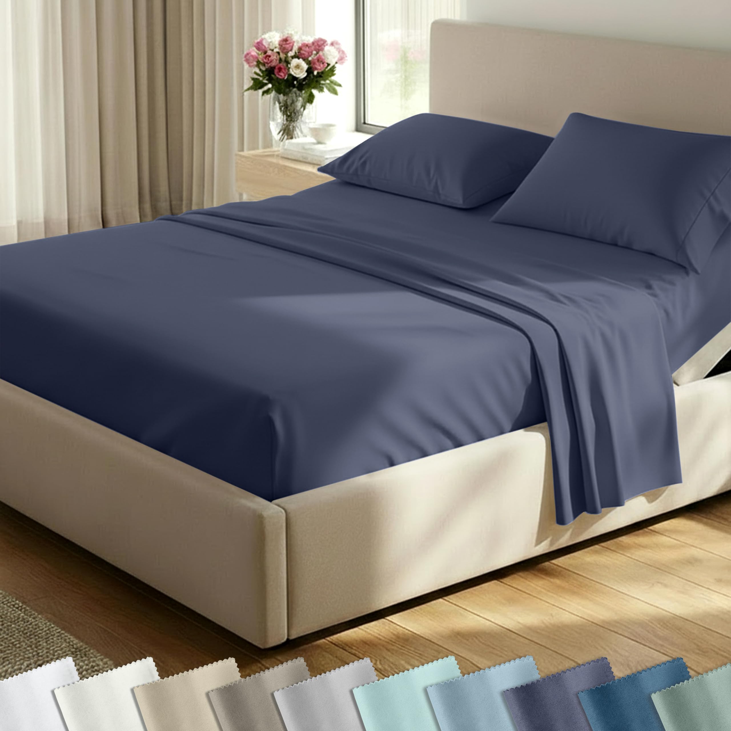 California Design Den 400 TC Sheet Set Pillowcase-and-Sheet-Sets